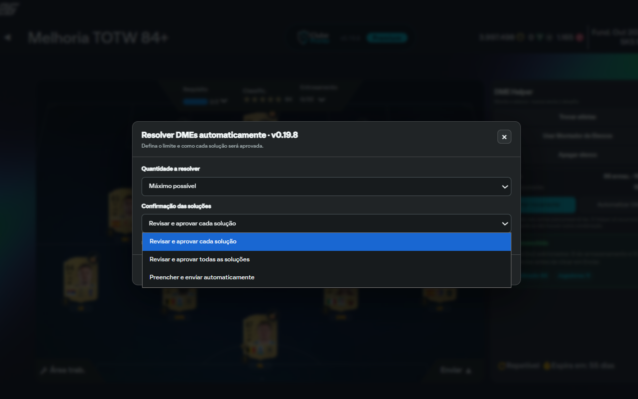 Automação de DMEs em série